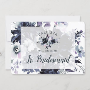 Nocturnal Floral be My Jr. Bridesmaid Voorstel
