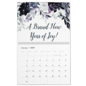 Nocturnal Floral Waterverf van uw aangepaste offer Kalender (Jan 2027)