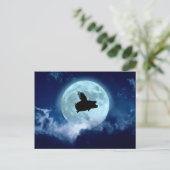 Nocturnal Flying Pig Briefkaart (Staand voorkant)