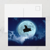 Nocturnal Flying Pig Briefkaart (Voorkant / Achterkant)
