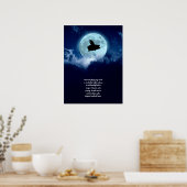 Nocturnal Flying Pig Poster (Keuken)