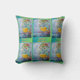 NOCTURNAL GOSSIPER throw pillow Kussen