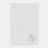 Nocturnal Study dark academia Pocket Watch    Post-it® Notes (Voorkant)