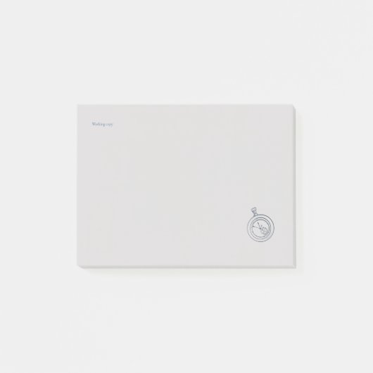 Nocturnal Study dark academia Pocket Watch    Post-it® Notes (Voorkant)