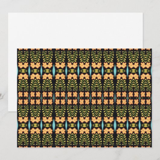 NOCTURNE 5,5 x 7,5 Carte plate / Horizontale (Devant / Derrière)