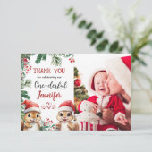 Nocturne de Noël 1° Carte de remerciements d'anniv (Debout devant)