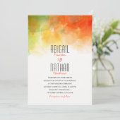 Nocturne des invitations à un mariage unique art m (Debout devant)