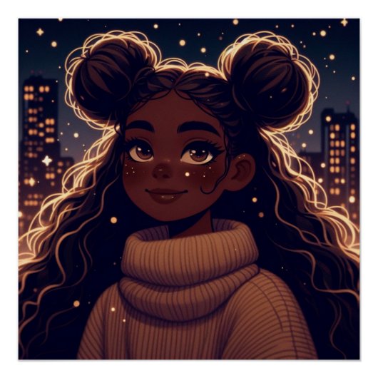 Nocturne Hue Perfect Poster (Voorkant)