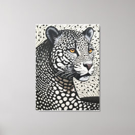 nocturne in Ivory Pulse Canvas Afdruk