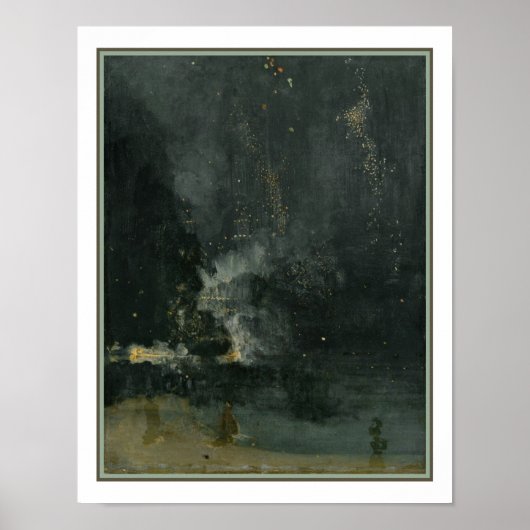 Nocturne in zwart en goud: The Falling Rocket Poster (Voorkant)