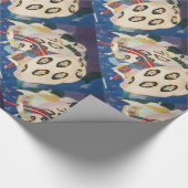 NOCTURNE MET MASKS/Art Deco Venetian Masquerade Cadeaupapier (Hoek)