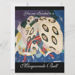 NOCTURNE MET MASKS, MARDI GRAS MASQUERADE BALL KAART
