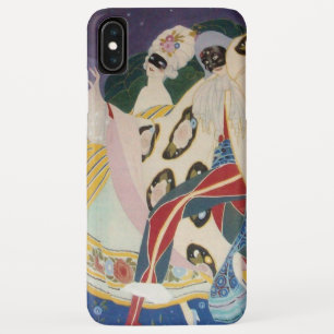 NOCTURNE MET MASKS/Venetiaanse Masquerade iPhone XS Max Hoesje