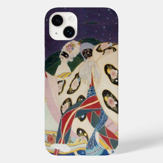 NOCTURNE MET MASKS/Venetiaanse Masquerade Case-Mate iPhone Case (Achterkant)