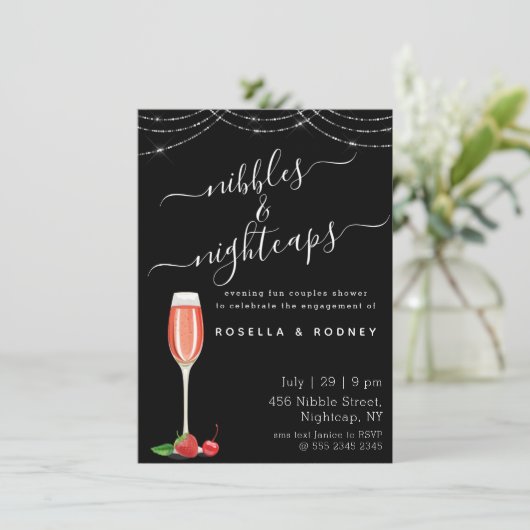 Nocturnes Nibbles Budget Couples Douche Invitation (Debout devant)