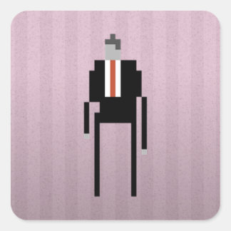 Node.js knock-out pak kerel vierkante sticker
