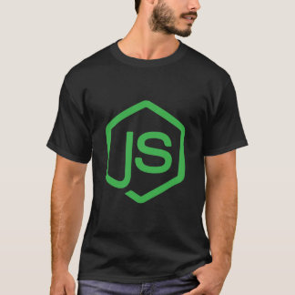 Nodejs logo JavaScript Web Developer T-shirt