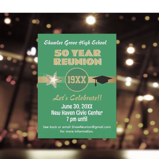 Nodig 'Em uit! Elk jaar Klasse Reunion Briefkaart