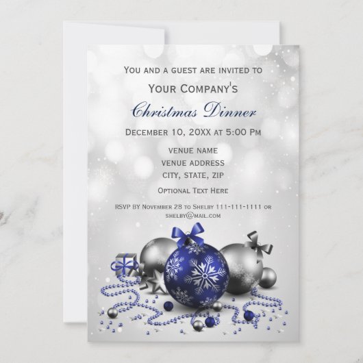 Nodig feestelijke feestelijke feestelijke feestdag kaart (Voorkant)