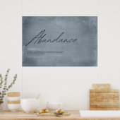 Nodig overvloed uit in je huis poster (Keuken)