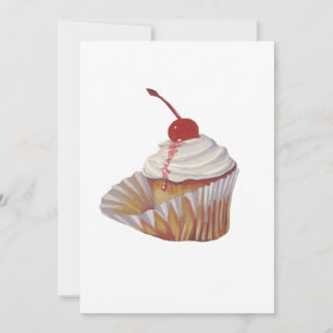 nodiging tot cupcake feestdagenkaart