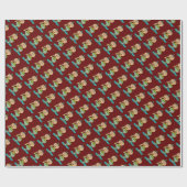 Noedels en stokjes cadeaupapier (Vlak)