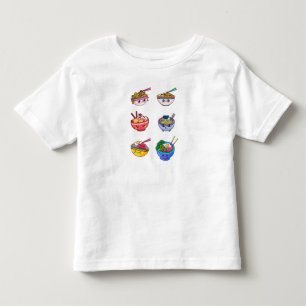 Noedelshirt, Ramen Rijst Trui, Aziatisch Eten Shir Kinder Shirts