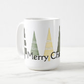 Noël 1 : Arbres Joyeux Mug de Noël (Devant gauche)