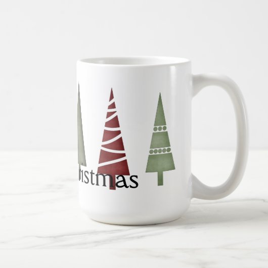Noël 1 : Arbres Joyeux Mug de Noël (Droite)