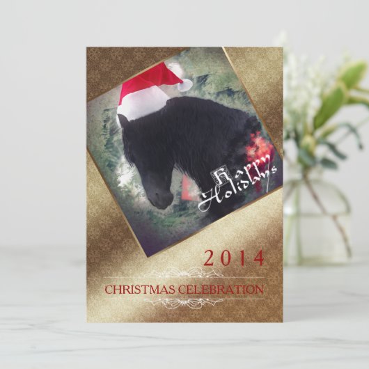 Noël 1 - Carte d'invitation (Debout devant)