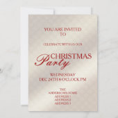 Noël 1 - Carte d'invitation (Dos)