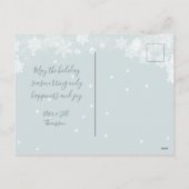 Noël 1 Photo Carte postale Fête des neiges Glace (Dos)