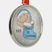 Noël 1er Noël Ornement Bleu (Droite)