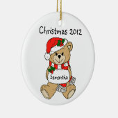 Noël 2012 Ornement avec le nom de votre enfant (Droite)