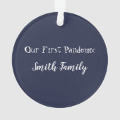 Noël 2020 toujours joyeux avec l'ornement des masq (dos)