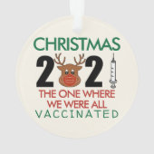 Noël 2021 Celui Où Nous Avons Vacciné Drôle (dos)