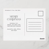 Noël 2 photo botanique en feuille florale vacances (Verso)