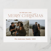 Noël 2 photo botanique en feuille florale vacances (Recto)