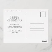 Noël 3 photo botanique floral foil vacances p (Verso)