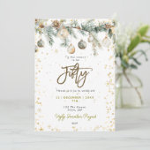 Noël 50 fête baubles pin invitation (Debout devant)