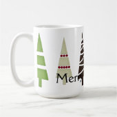 Noël 9 : Arbres Joyeux Mug de Noël (Gauche)