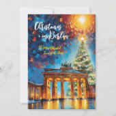 Noël à Berlin Carte d'invitation (Devant)