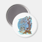Noël à Elf Hall Magnet (Recto/Verso)