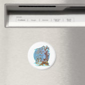 Noël à Elf Hall Magnet (In Situ (Lave-vaisselle))
