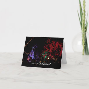 Noël à la carte de ville argent Dollar