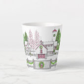 Noël à la ferme Petite Mug Latte (Devant)