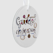 Noël à la main de la Gaudete latine (devant)