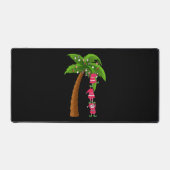 NOËL À LA PLAGE imprimer SANTAS ELVES PALM (Recto)