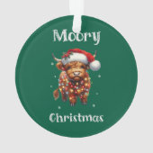 Noël à la vache des Highlands (dos)