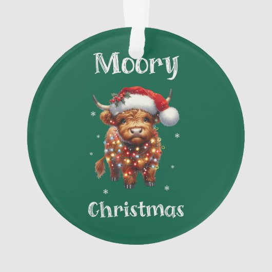 Noël à la vache des Highlands (dos)